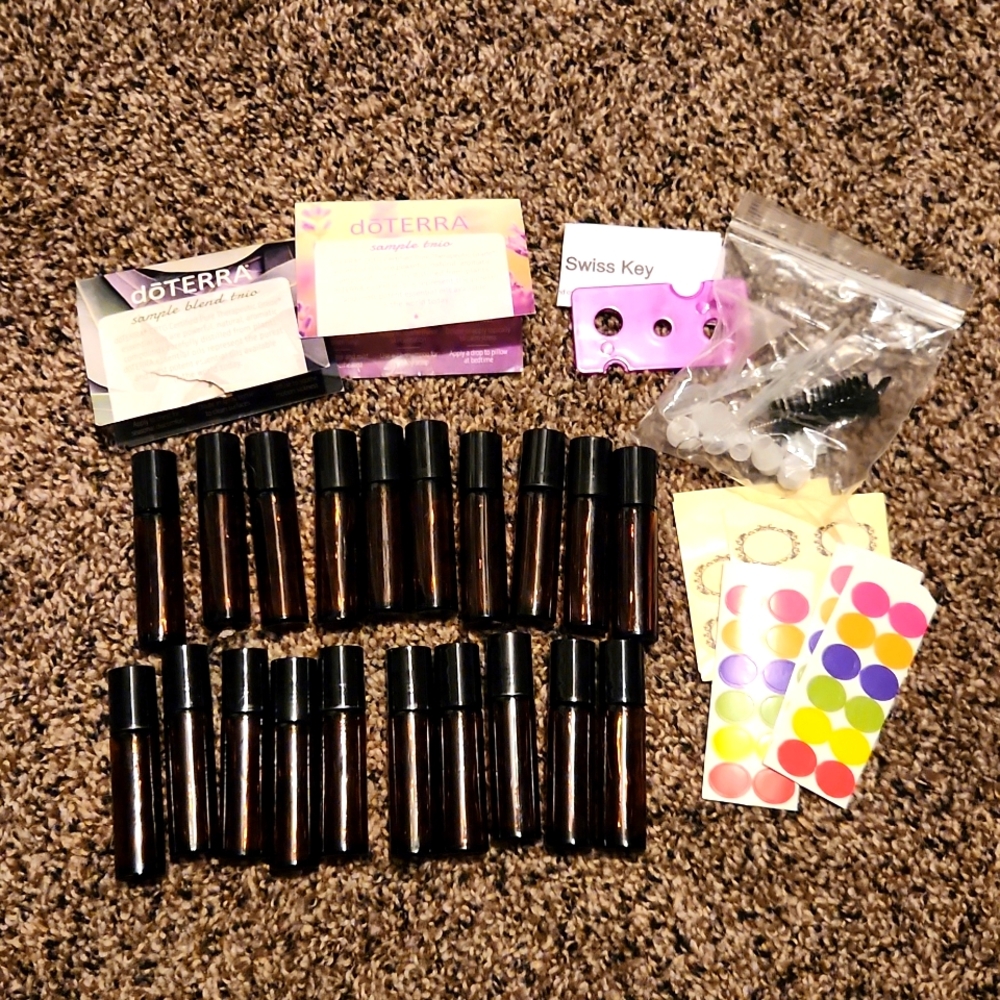 Lot of essential oil rollers & misc. Doterra